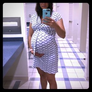 Seraphine Chain Maternity Wrap Dress Size 4